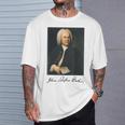 ヨハン・セバスティアン・バッハ 作曲家 クラシック音楽 Bach Composer Classical Music Tシャツ 彼への贈り物