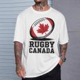 ラグビー カナダ ファン メープルリーフ スポーツ メンズ カナダ国旗 レディース Tシャツ 彼への贈り物