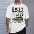 メンズ ラリーレース 父 ファニー ラリーカー レーシング お父さん Tシャツ 彼への贈り物