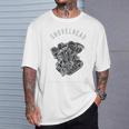 ヴィンテージ Hd オートバイtwin ショベルヘッド エンジン ドローイング バイカー Tシャツ 彼への贈り物