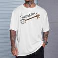 三味線奏者 音楽教師 ミュージシャン Tシャツ 彼への贈り物