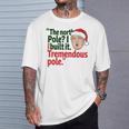 北極I Build It Tremendous Pole 面白い トランプ クリスマス Tシャツ 彼への贈り物