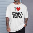 大阪万博 関西万博 記念 I Love Osaka Expo グッズ お土産 本 プレゼント メンズ レディース 長袖tシャツ Tシャツ 彼への贈り物