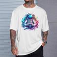 宇宙飛行士宇宙ギフト 科学ギフト 面白い宇宙ゲーマー Tシャツ 彼への贈り物