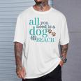 必要なのは犬とビーチ Tシャツ 彼への贈り物