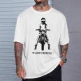 恋人はオートバイ カフェレーサー スクランブラー クラシックバイク ネイキッドバイク Tシャツ 彼への贈り物