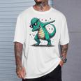 恐竜 ダビングサングラス ダブダンス Tシャツ 彼への贈り物