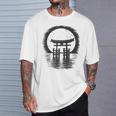 日本の鳥居アート Tシャツ 彼への贈り物