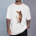 面白いtシャツ チワワ 犬 わがままボディ イヌ わんこ メンズ 犬好き グッズ おもしろ 面白い 服 ネタ 長袖tシャツ Tシャツ 彼への贈り物