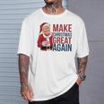 面白いクリスマスグレートアゲイントランプサンタファンusaホリデー 2024 Tシャツ 彼への贈り物