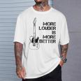音量が大きいほど良い Tシャツ 彼への贈り物