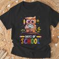 100Th Days Ofchool Owls 鳥 学生 100日間の学校 Tシャツ 高齢者への贈り物