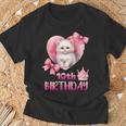 10歳の誕生日 ピンク かわいい 猫 Tシャツ 高齢者への贈り物
