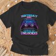 13 Años De Edad Impresionanteideo Gamer Chica 13 Cumpleaños Chica Camiseta unisex Regalos para ancianos