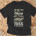 1955年生まれ、70歳の誕生日、クラシックカー Tシャツ 高齢者への贈り物