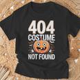 404 コスチューム未発見 ピクセルアート ハロウィンデザイン Tシャツ 高齢者への贈り物