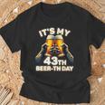 43歳の誕生日プレゼントのアイデアbeerthdayビール Tシャツ 高齢者への贈り物