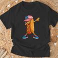 4Th Of July ホットドッグ 面白い 4Th Of July キッズ 男の子 Tシャツ 高齢者への贈り物