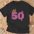 50歳の誕生日 王冠 50歳の誕生日 Tシャツ 高齢者への贈り物