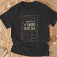60 Años Cumpleaños Raíz 3600 Mates Ingeniosointage Camiseta unisex Regalos para ancianos