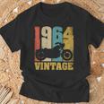 61 歳の誕生日バイカーギフトtシャツ-ヴィンテージ1964バイク Tシャツ 高齢者への贈り物