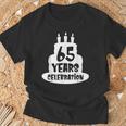65年のお祝い イベント、記念日、誕生日。 Tシャツ 高齢者への贈り物