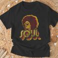 70年代 ファンク アフロソウル レトロ ヴィンテージ 70年代 レトロ ソウル Tシャツ 高齢者への贈り物