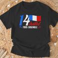 7月14日 全国共和党 フランス トリコロール Tシャツ 高齢者への贈り物