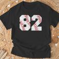 82 誕生日 野球 テーマ 誕生日 パーティー お祝い 82歳 Tシャツ 高齢者への贈り物