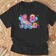 8º Cumpleaños Niña 8 Años Patines Número 8 Camiseta unisex Regalos para ancianos