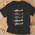 A6mゼロ日本ww2戦闘機 Tシャツ 高齢者への贈り物