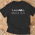 Abuela 2024 Ritmo Cardiaco Anuncio Embarazo Futuras Abuelas Camiseta unisex Regalos para ancianos