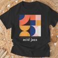 Acid Jazz ヴィンテージジャズミュージックバンド ミニマルtシャツ Tシャツ 高齢者への贈り物