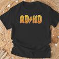 Adhd ロッカーtシャツ メンズ レディース キッズ Tシャツ 高齢者への贈り物