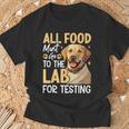 All Food Must Go To The Lab For Testing Tシャツ 高齢者への贈り物