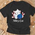 Alley Cat ボーリングtシャツ Tシャツ 高齢者への贈り物