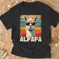 Alpapa Maglia Divertente Per Festa Del Papà Alpaca Maglietta Regalos para ancianos