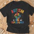 Autism Is Myuperpower 自閉症啓発パズル プライド Tシャツ 高齢者への贈り物