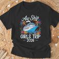 Awhip It's A Girls Trip 2026 マッチング クルーズ旅行 バケーション Tシャツ 高齢者への贈り物