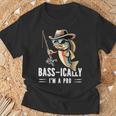 Bass-Ically I'm A Pro バスフィッシングアパレル メンズ キッズ Tシャツ 高齢者への贈り物