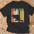 Beaver ビーバー 動物 Tシャツ 高齢者への贈り物