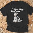 Best Dog Dad Ever ワイヤーフォックステリア Tシャツ 高齢者への贈り物