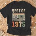 Best Of 1975 オールド・カセット 50歳の誕生日 レトロ Tシャツ 高齢者への贈り物