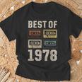 Best Of 1978 カセットテープ・レトロ 47歳の誕生日 Tシャツ 高齢者への贈り物