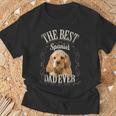 メンズ Bestpaniel Dad Ever アメリカンコッカースパニエル 犬 ビンテージ Tシャツ 高齢者への贈り物