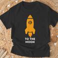 Bitcoin To The Moon おもしろビットコインシャツ ビットコインギフト Tシャツ 高齢者への贈り物