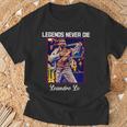 Bjj Legends Never Die Bjj Gi ブラジリアン柔術 Tシャツ 高齢者への贈り物