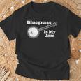 Bluegrass Is My Jam Banjo Musicintage Graphic Tシャツ 高齢者への贈り物