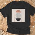 Boho 抽象形アート ミッドセンチュリー モダンアート Tシャツ 高齢者への贈り物