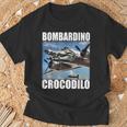 Bombardino Crocodilo イタリアンブレインロットミーム Tシャツ 高齢者への贈り物